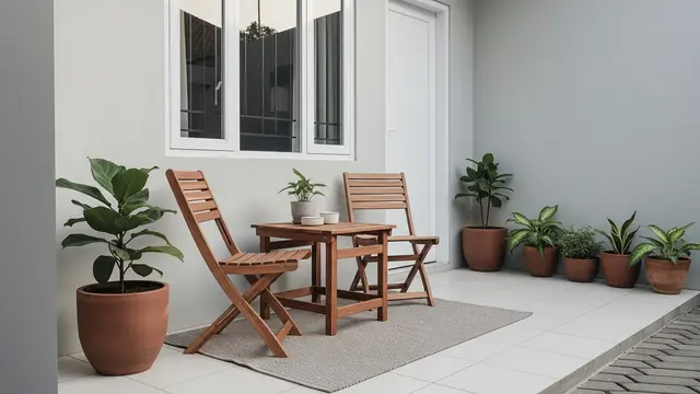 Desain Teras Rumah Subsidi