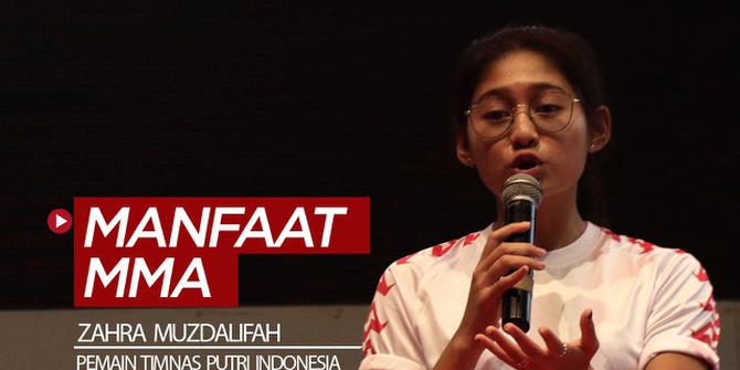 VIDEO: Manfaat MMA bagi Pemain Timnas Putri Indonesia, Zahra Muzdalifah