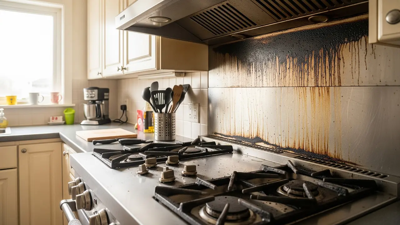 Cara Membersihkan Kitchen Set dari Lemak yang Menghitam