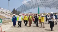 Ketum Komite Olahraga Nasional Indonesia (KONI) Pusat, Letjen TNI Purn Marciano Norman, melakukan kunjungan untuk meninjau kesiapan venue PON 2024 di Kota Banda Aceh.