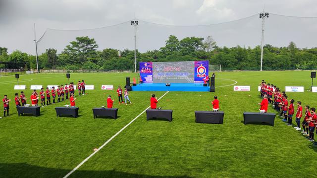 Lapangan latihan baru akademi sepak bola Indonesia ASIOP