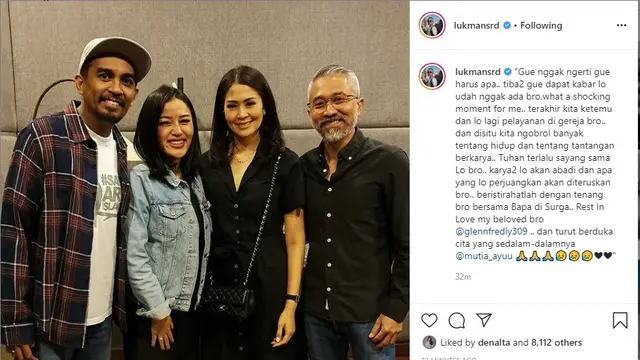 Glenn Fredly - Lukman Sari (Foto: Instagram/@lukmansrd)