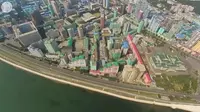 Potret Korea Utara diambil dari udara. (Doc: NK News)
