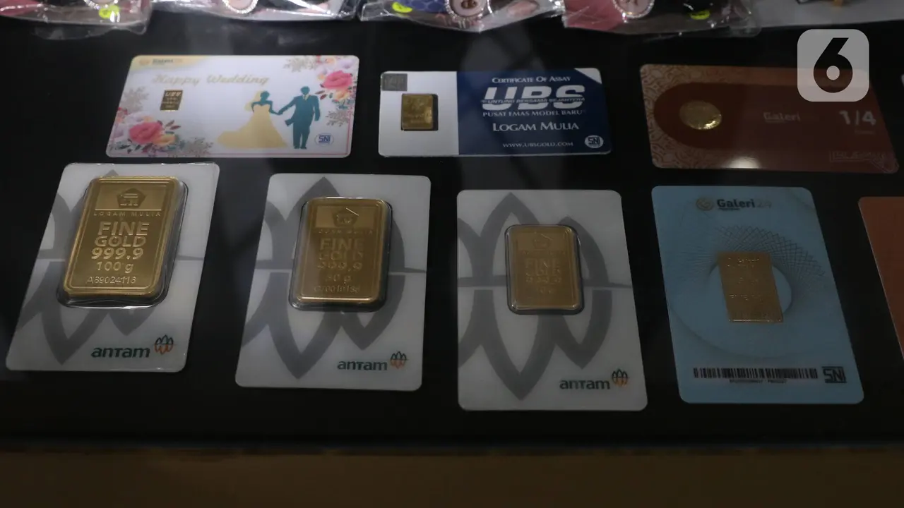 Harga Emas Pegadaian Hari Ini 12 Juni 2026: Antam, UBS, dan Galeri24 Kompak Turun