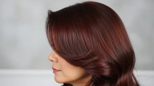Warna Rambut Apa yang Cocok untuk Wanita Usia 60 Tahun Mahoni