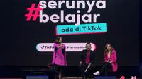 Motivator Merry Riana dalam Main Event #SerunyaBelajar Ada di TikTok (TikTok LIVE Indonesia)