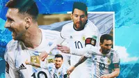Ilustrasi - Ilustrasi Lionel Messi Argentina (Bola.com/Adreanus Titus)