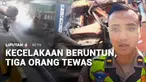 Kecelakaan maut melibatkan truk dan pemotor terjadi di sejumlah daerah. Di Pasuruan, Jawa Timur, truk kontainer menabrak sejumlah kendaraan. Kecelakaan ini mengakibatkan tiga pemotor tewas dan lima korban lainnya terluka parah.