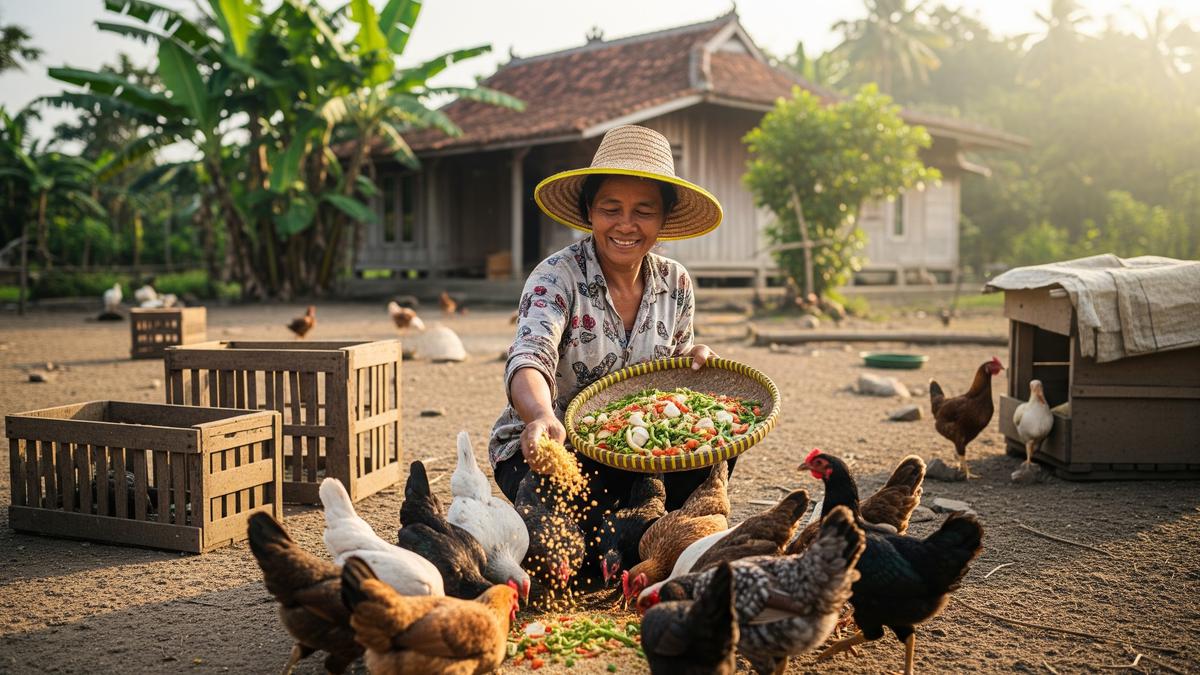 10 Pakan Ayam Murah dari Bahan Alami, Murah dan Bikin Gemuk