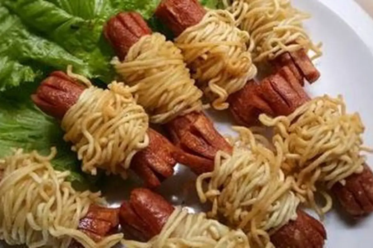Sosis gulung mie./Copyright cookpad.com/Riska Dwi A