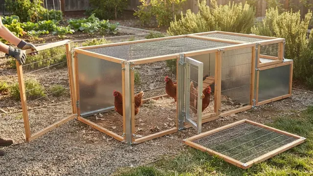 Ide Kandang Ayam Modular Mudah Diperluas Saat Jumlah Ayam Bertambah