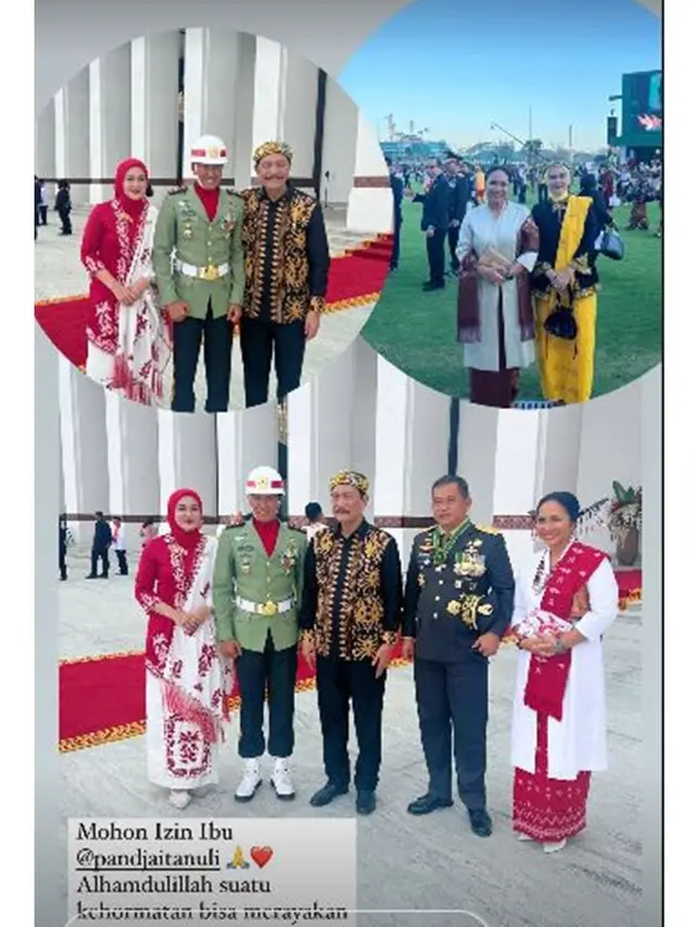 6 Potret Juliana Moechtar Temani Suami Bertugas Jadi Komandan Upacara HUT RI di IKN
