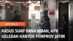Penyidik KPK menggeledah Kantor Biro Kesejahteraan Masyarakat atau Kesra Provinsi Jawa Timur. Penggeledahan KPK terkait pengusutan kasus dugaan suap pengurusan dana hibah untuk kelompok masyarakat dari APBD Provinsi Jawa Timur tahun 2019-2022.