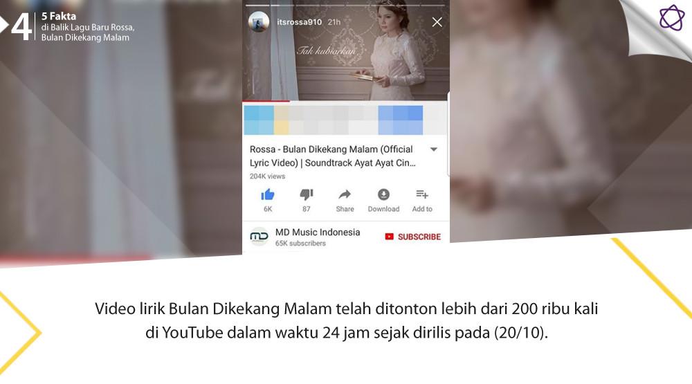 5 Fakta Di Balik Lagu Baru Rossa Bulan Dikekang Malam News Entertainment Fimela Com