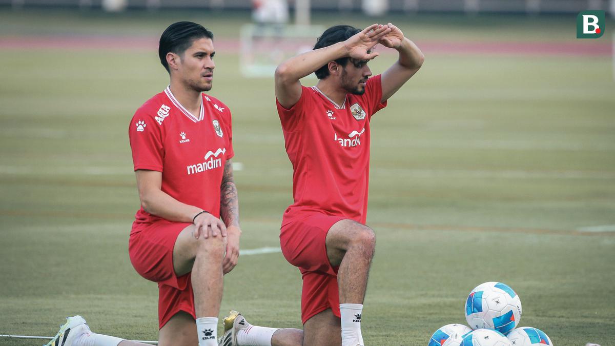 Foto: Sesi Latihan Terakhir Timnas Indonesia Jelang Duel Kontra Mozambik