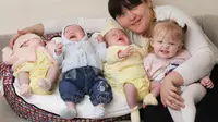 Dalam 11 Bulan, Becky Melahirkan 4 Bayi