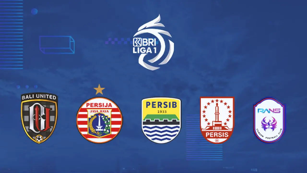 Liga 1 - Logo Klub-klub BRI Liga 1