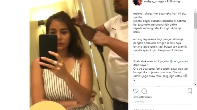 Meisya Siregar (Foto: Instagram)