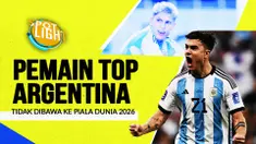 Timnas Argentina resmi mengumumkan daftar 26 pemain untuk Piala Dunia 2026 pada Jumat (29/5/2026). Namun, ada beberapa nama populer yang justru gagal masuk skuad akhir Argentina. Beberapa di antaranya tampil cukup bagus bersama klub masing-masing sep...