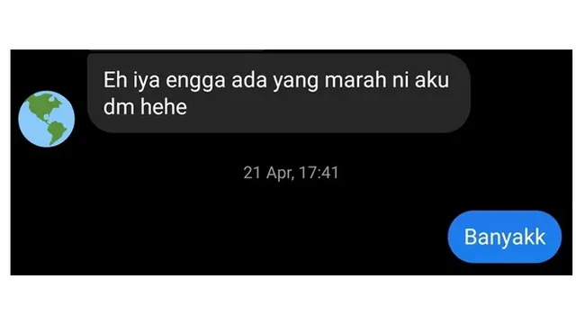 6 Chat Tanya 'Ada yang Marah Enggak' Ini Bikin Senyum Tipis