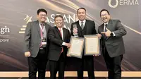 Jasa Raharja berhasil meraih apresiasi bergengsi di tingkat Asia Tenggara, dengan menyabet penghargaan di bidang manajemen risiko kategori ASEAN GRC Award dan Public Initiative Award, dalam ajang ASEAN Risk Awards (ARA) 2023. (Foto: Dokumentasi Jasa Rahaja).
