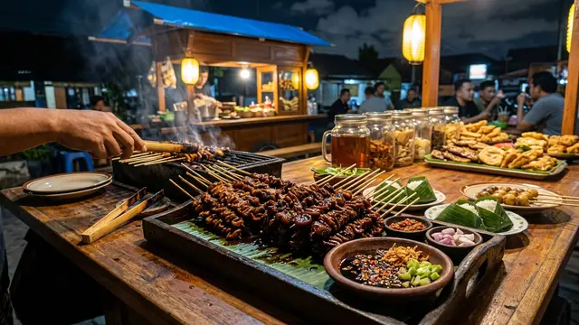 Resep Sate Usus Bumbu Kecap ala Angkringan (AI Generated)