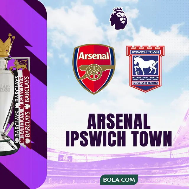 Liga Inggris - Arsenal Vs Ipswich Town