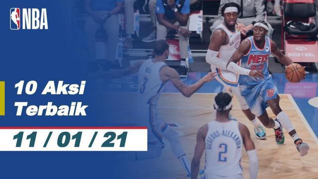 Berita Video 10 Aksi Terbaik NBA 11 Januari 2021, Slam Dunk Jarrett Allen
