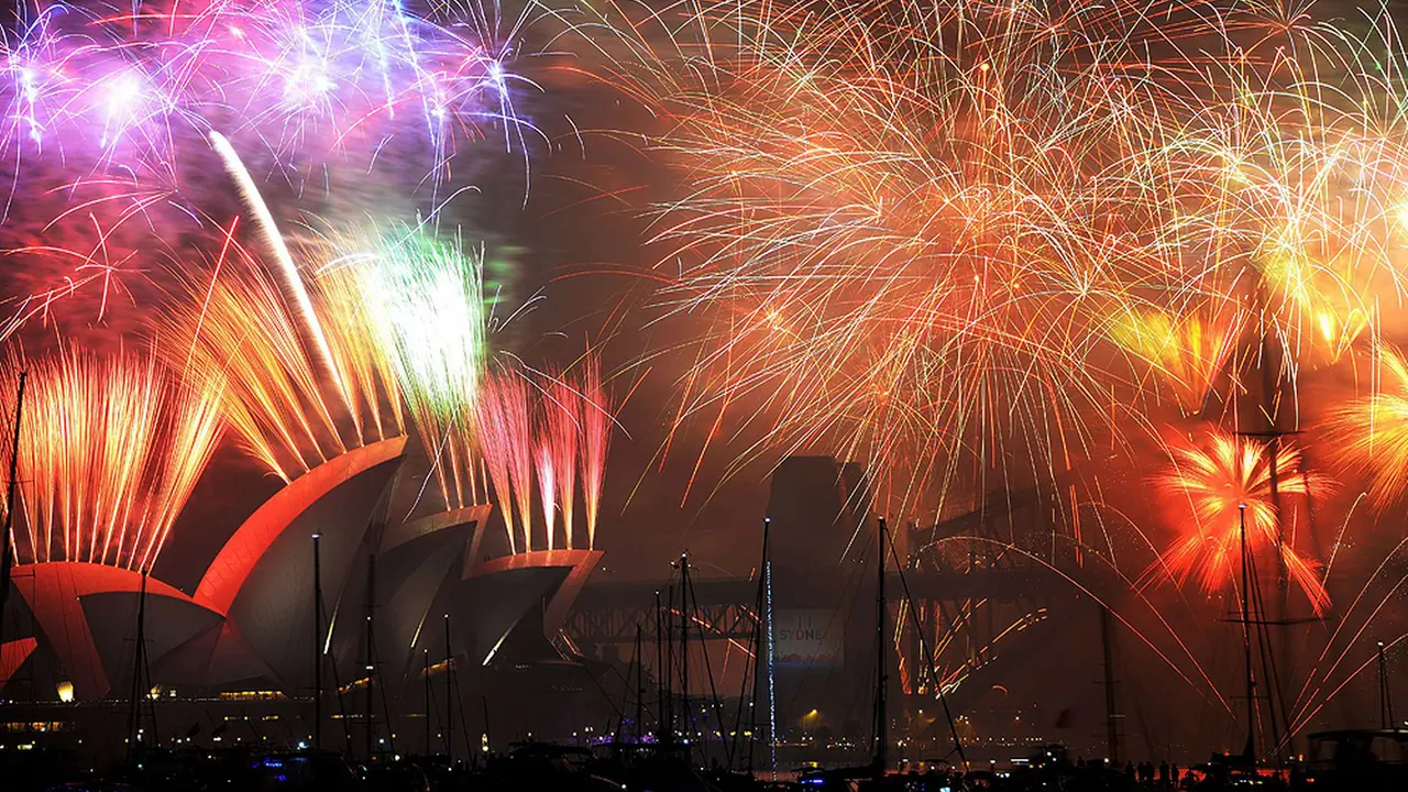 Pesta Kembang Api di Sydney (2)