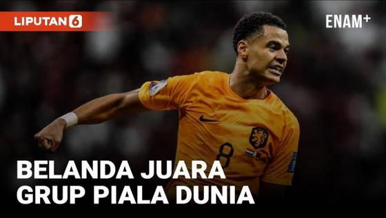 VIDEO: Highlights Piala Dunia 2022, Belanda Sikat Qatar 2-0