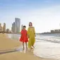 Marsha Timothy dan Jizzy, putrinya, mengunjungi Caña by Tamoka saat menjadi bintang iklan kampanye wisata terbaru Dubai. (dok. DET)