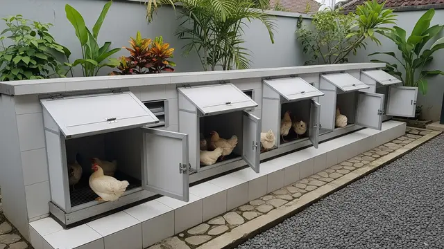 8 Desain Kandang Ayam Koloni Skala Rumahan yang Gampang Dibersihkan, Jaga Higienis