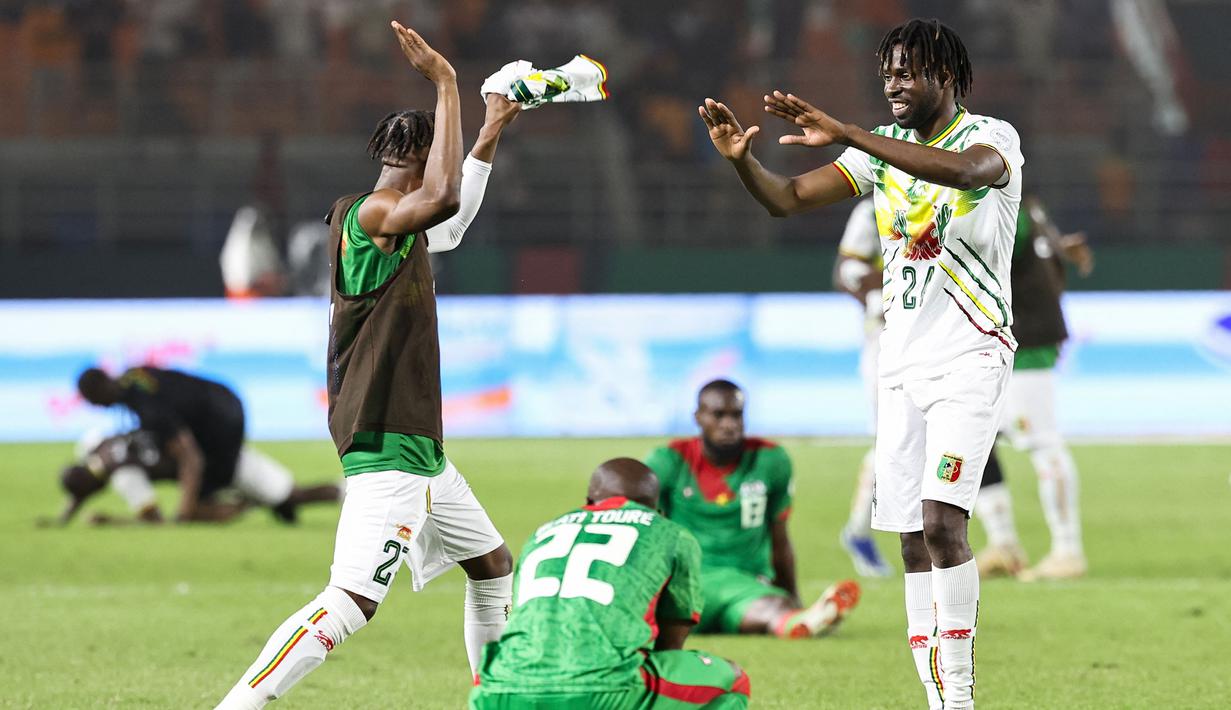 Gelandang berusia 22 tahun, Boubacar Traore yang musim ini akan menjalani musim kedua bersama Wolverhampton Wanderers akan membela Timnas Mali di Olimpiade Paris 2024. Bersama timnas senior ia telah tampil dalam 9 laga dengan torehan 1 gol. (AFP/Fadel Senna)