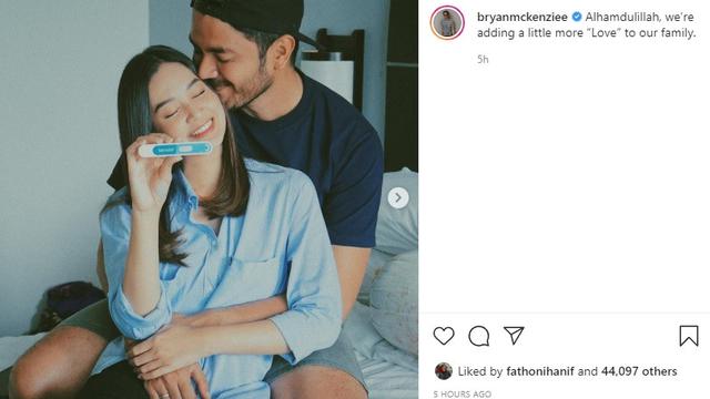 Faradilla Yoshi - Bryan Mckenzie (Foto: Instagram/@bryanmckenziee)