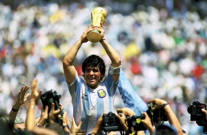 Diego Maradona mengantarkan Argentina meraih gelar Piala Dunia pada 1986