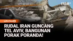 Sebuah bangunan di Tel Aviv, Israel, mengalami kerusakan parah setelah dihantam rudal Iran dalam serangan terbaru di wilayah tengah negara tersebut, Minggu pagi. Meski tidak ada laporan korban luka dalam insiden ini, sirene peringatan terus meraung d...
