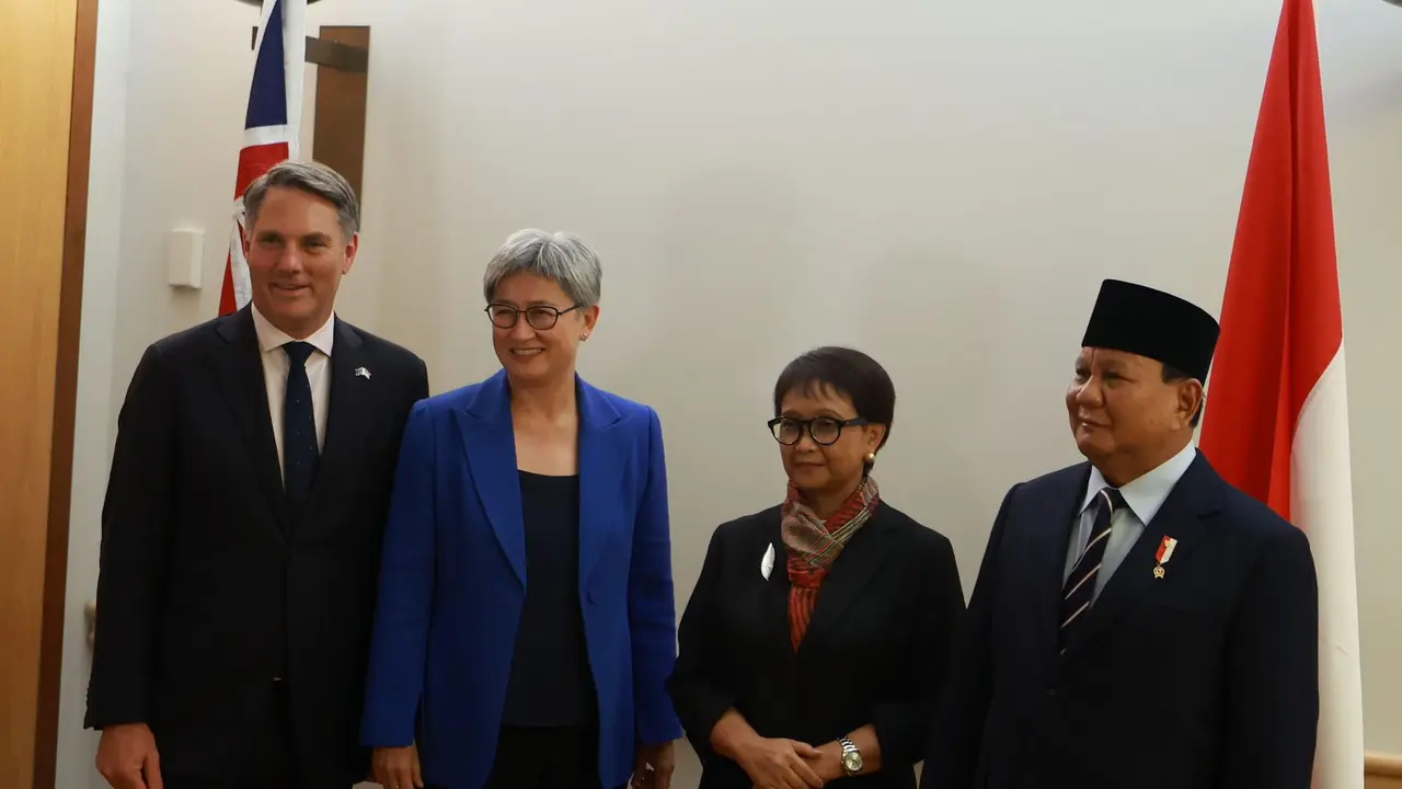 Menhan Prabowo Subianto dan Menlu Retno Marsudi Menghadiri Pertemuan 2+2 Indonesia-Australia di Canberra