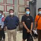 Tubagus Jody (tengah), sopir Vanessa Angel yang telah ditetapkan sebagai tersangka kecelakaan maut kini ditahan di Lapas Jombang. (Liputan6.com/Dian Kurniawan)