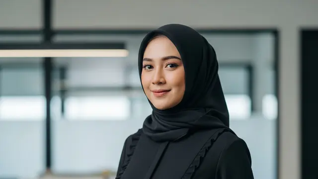 Model Baju Gamis Kerja Wanita Modis