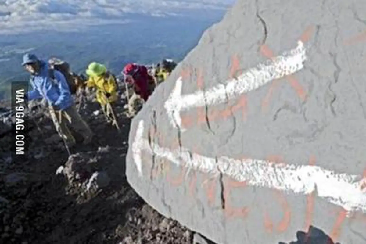 Vandalisme di Gunung Fuji