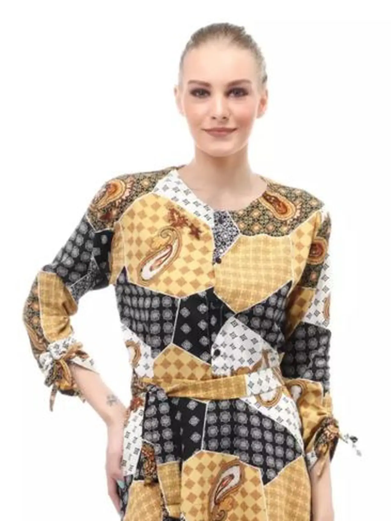 Model Baju Batik Tunik Kantoran Terbaru Untuk 2025 Fashionable Dan