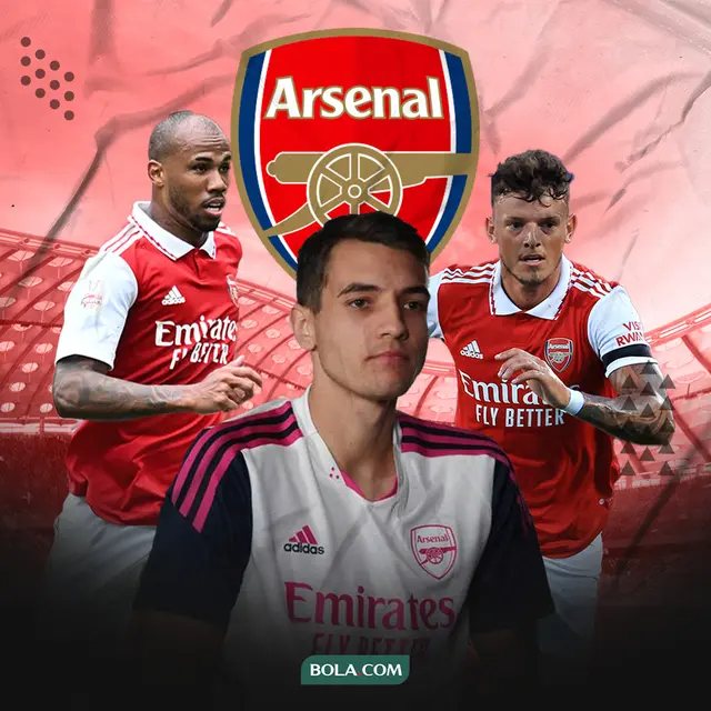 Arsenal - Gabriel Magalhaes, Jakub Kiwior, Ben White