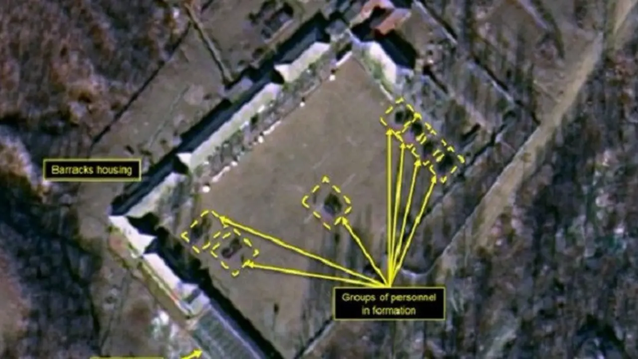 Citra satelit yang menunjukkan beberapa aktivitas di Punggye-ri Nuclear Tes Site, Korea Utara (sumber: North 38)