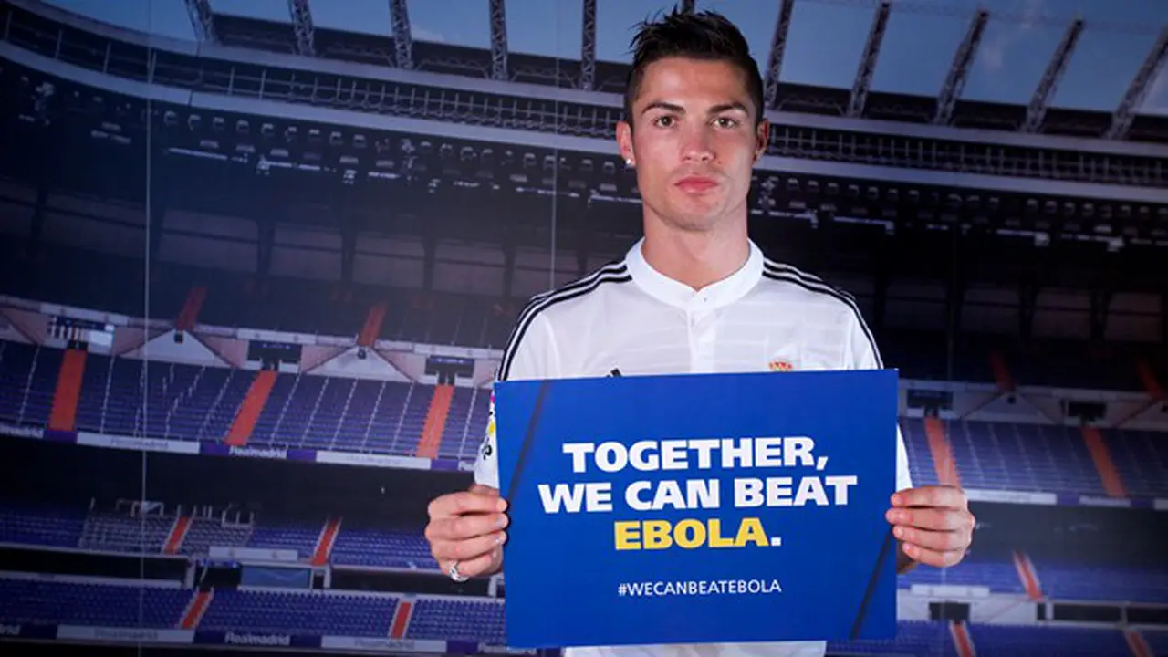Ronaldo Bantu FIFA Perangi Ebola