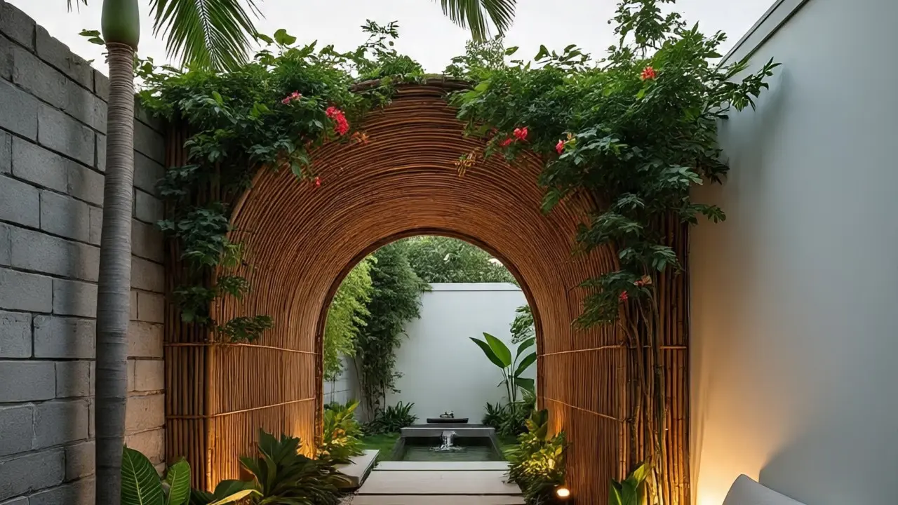 9 Desain Terowongan Tanaman Rambat di Halaman Rumah untuk Spot Foto, Ciptakan Hasil Estetik