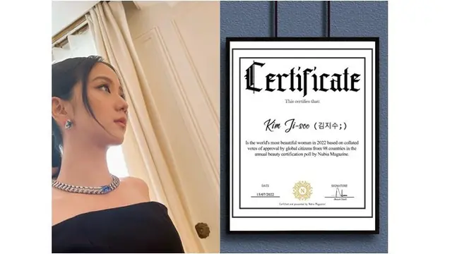 8 Gaya Santai Jisoo Blackpink, Dapat Sertifikat Wanita Tercantik 2022 Versi Nubia Magazine