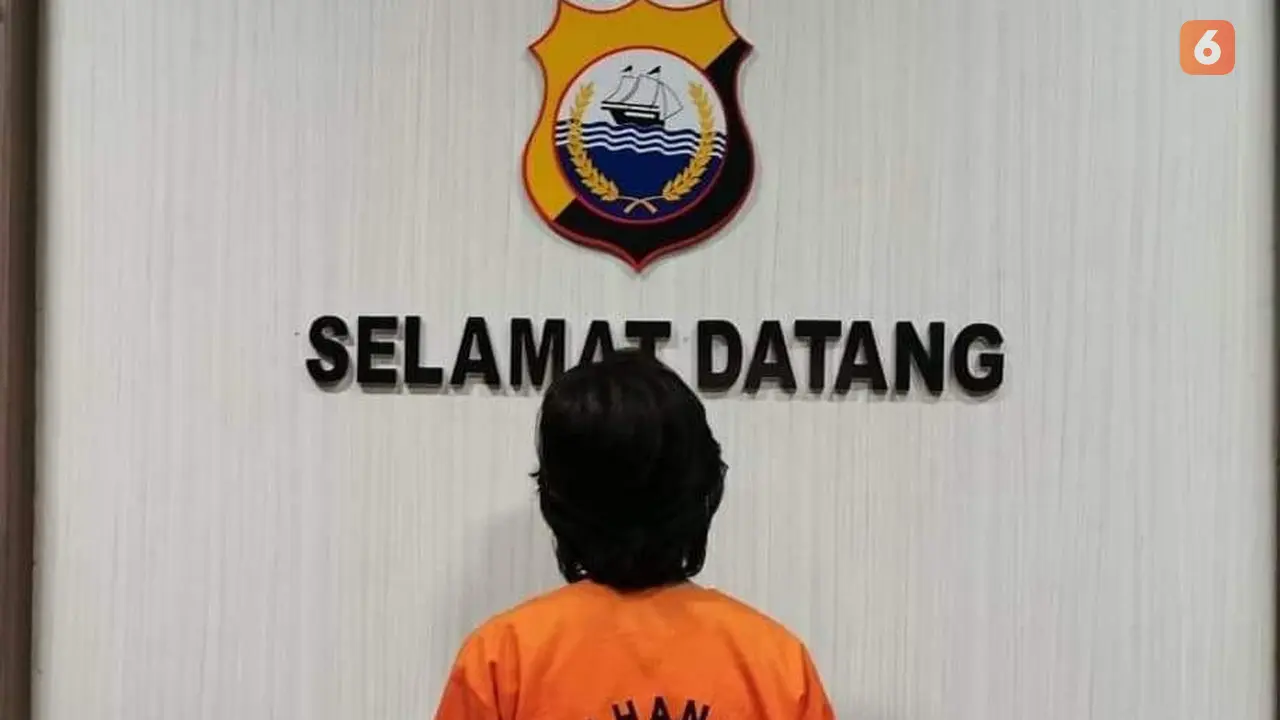 Agussalim (19) penyebar viedo hoaks terkait corona di Sulsel (Fauzan/Liputan6.com)