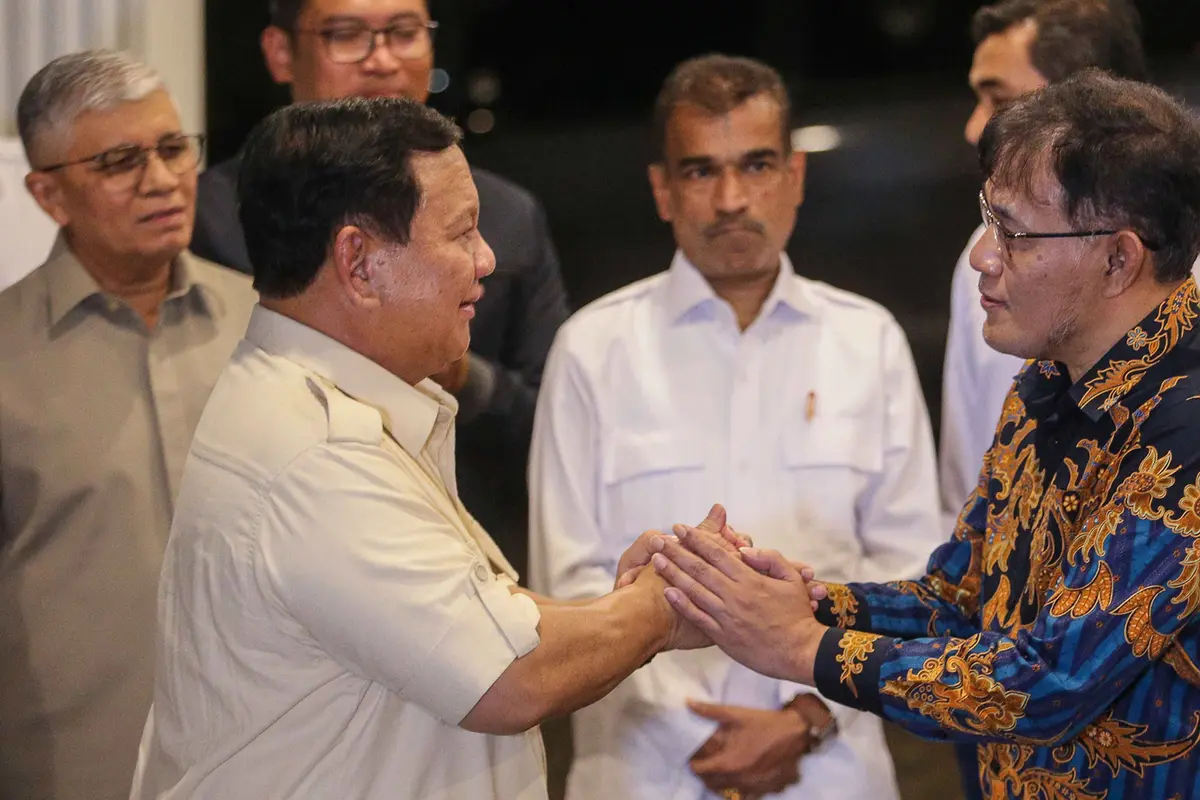 Prabowo Subianto dan Budiman Sudjatmiko