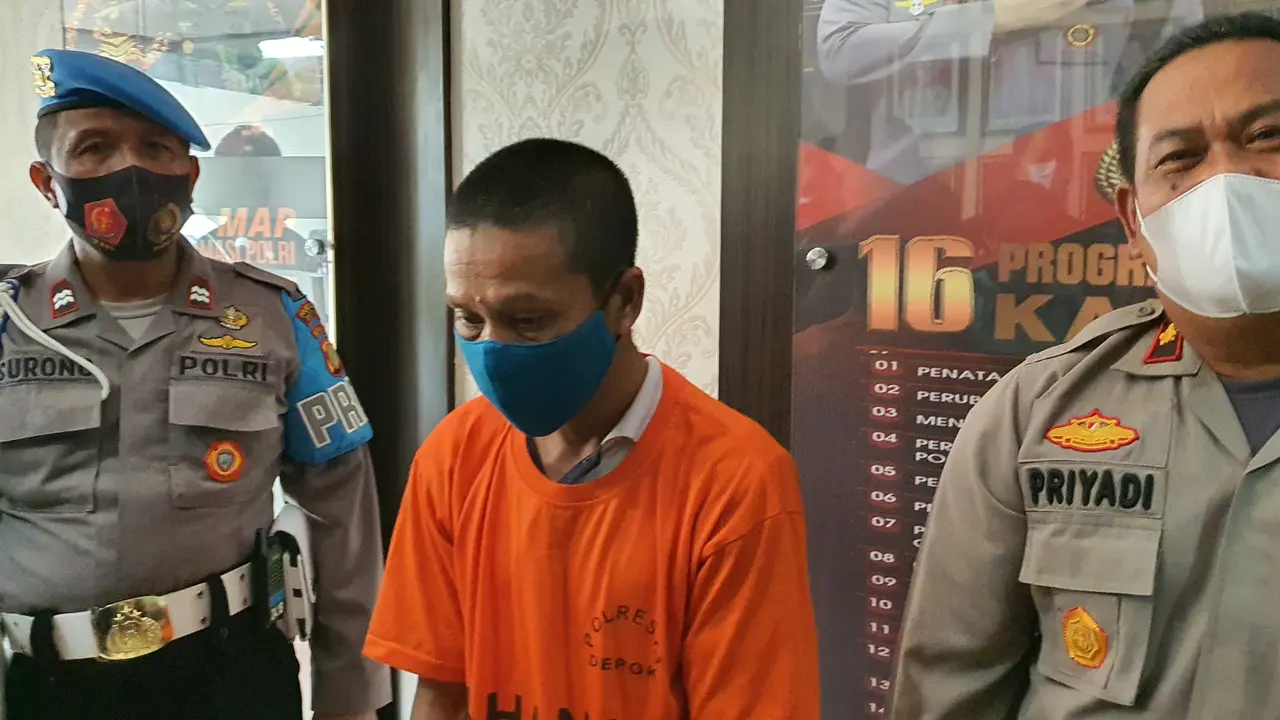Pelaku Perkosa Anak Kandung di Depok Ditangkap
