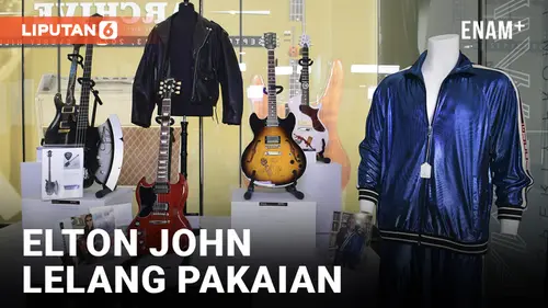 VIDEO: Elton John Lelang Pakaian Ikoniknya untuk Amal